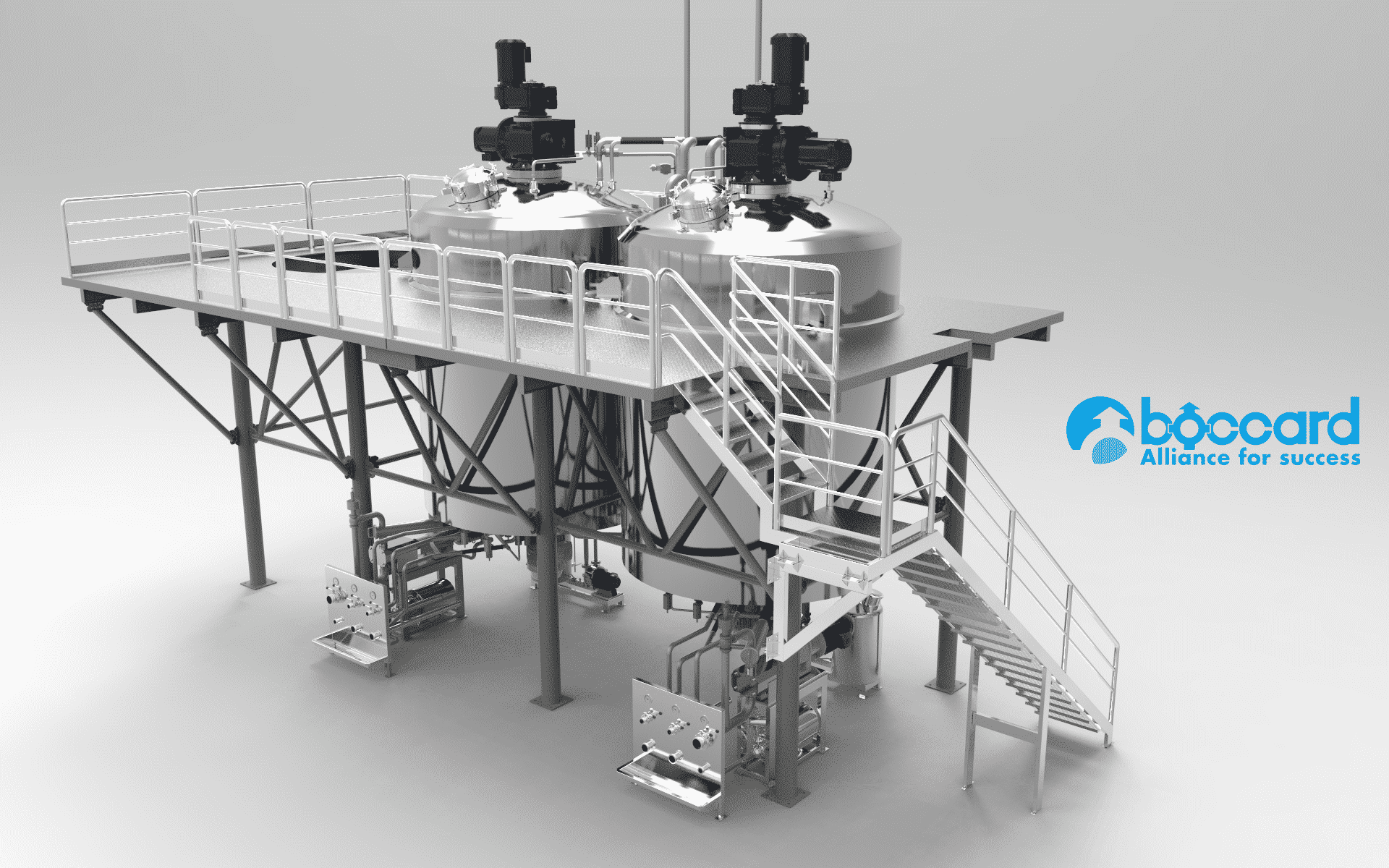 Shampoo and cream production unit in Argentina Boccard