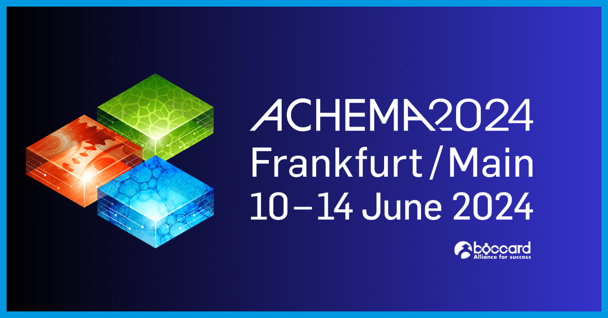 Join Boccard at ACHEMA 2024 in Frankfurt